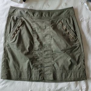 Ann Taylor Loft petite cotton skirt